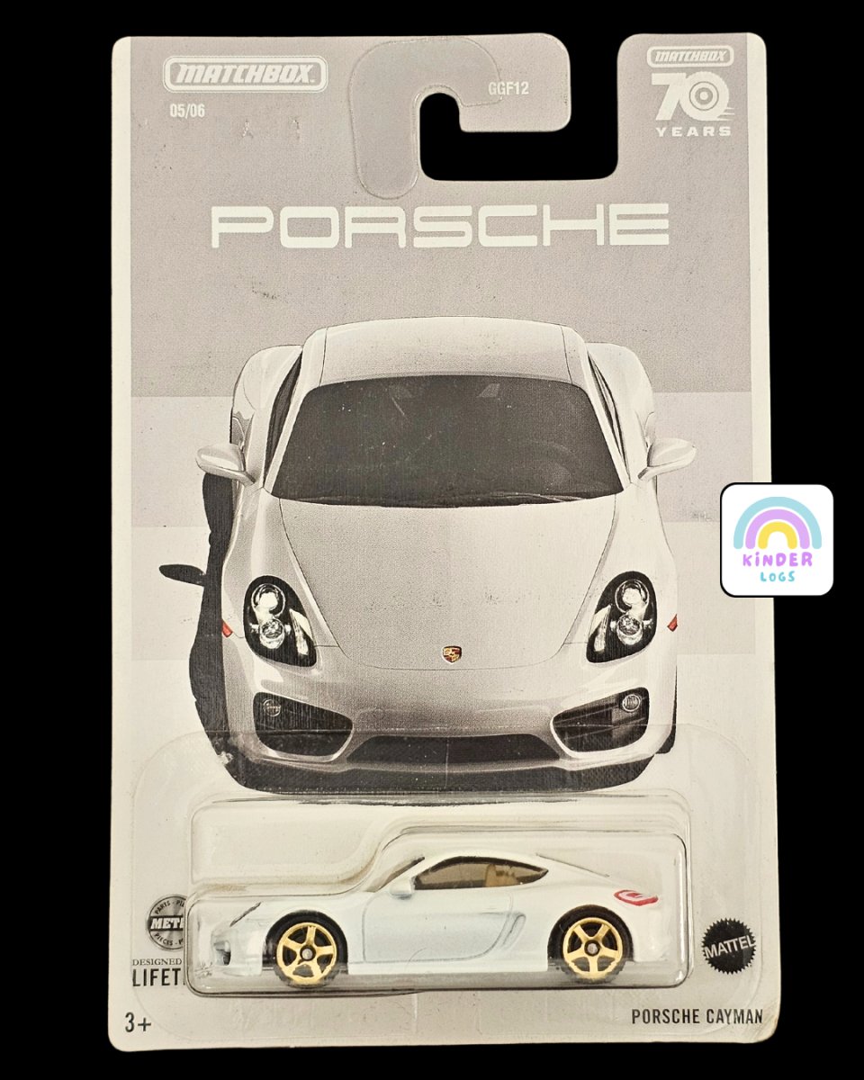 Matchbox Porsche Cayman 70 Years Edition - Kinder Logs