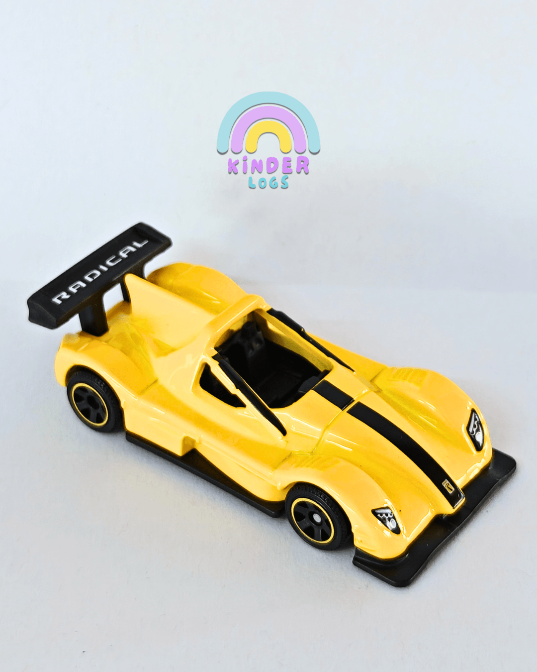 Matchbox Radical SR3 XXR - Yellow (Uncarded - New) - Kinder Logs