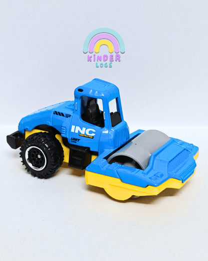 Matchbox Road Roller - Blue (Uncarded - New) - Kinder Logs