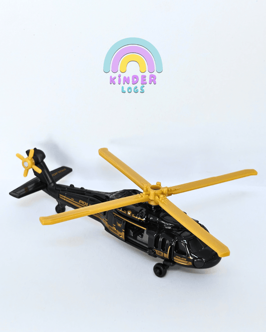 Matchbox Sikorsky S-70 Police Helicopter (Uncarded - New) - Kinder Logs