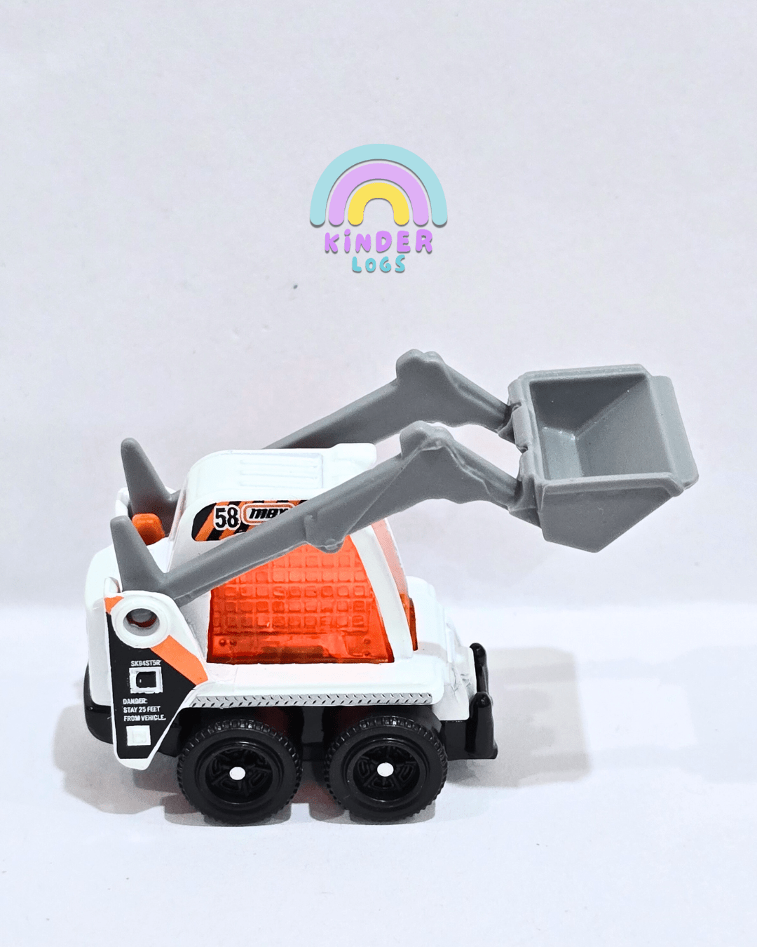Matchbox Skidster - White (Uncarded - New) - Kinder Logs