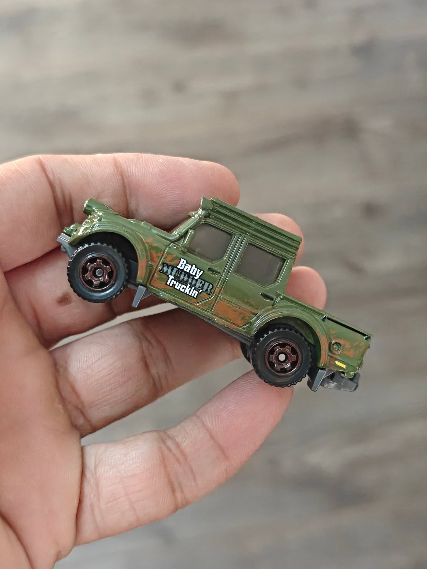 Matchbox Swamp Raider - Army Green (Uncarded - New) - Kinder Logs