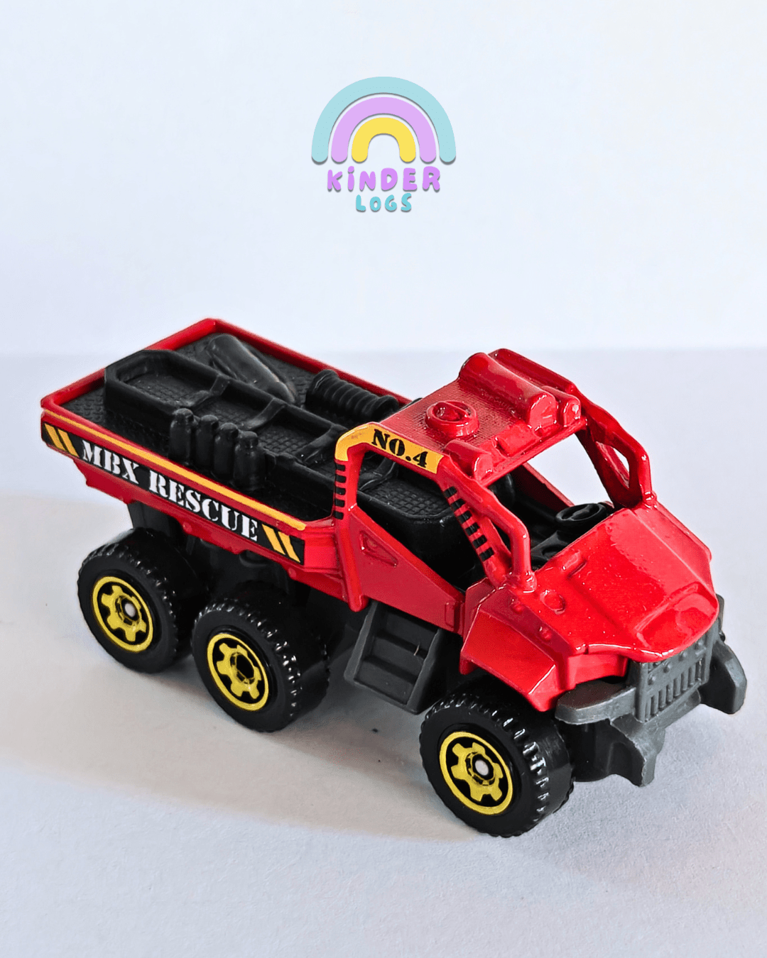 Matchbox Trail Tracker MBX Rescue (Uncarded) - Kinder Logs