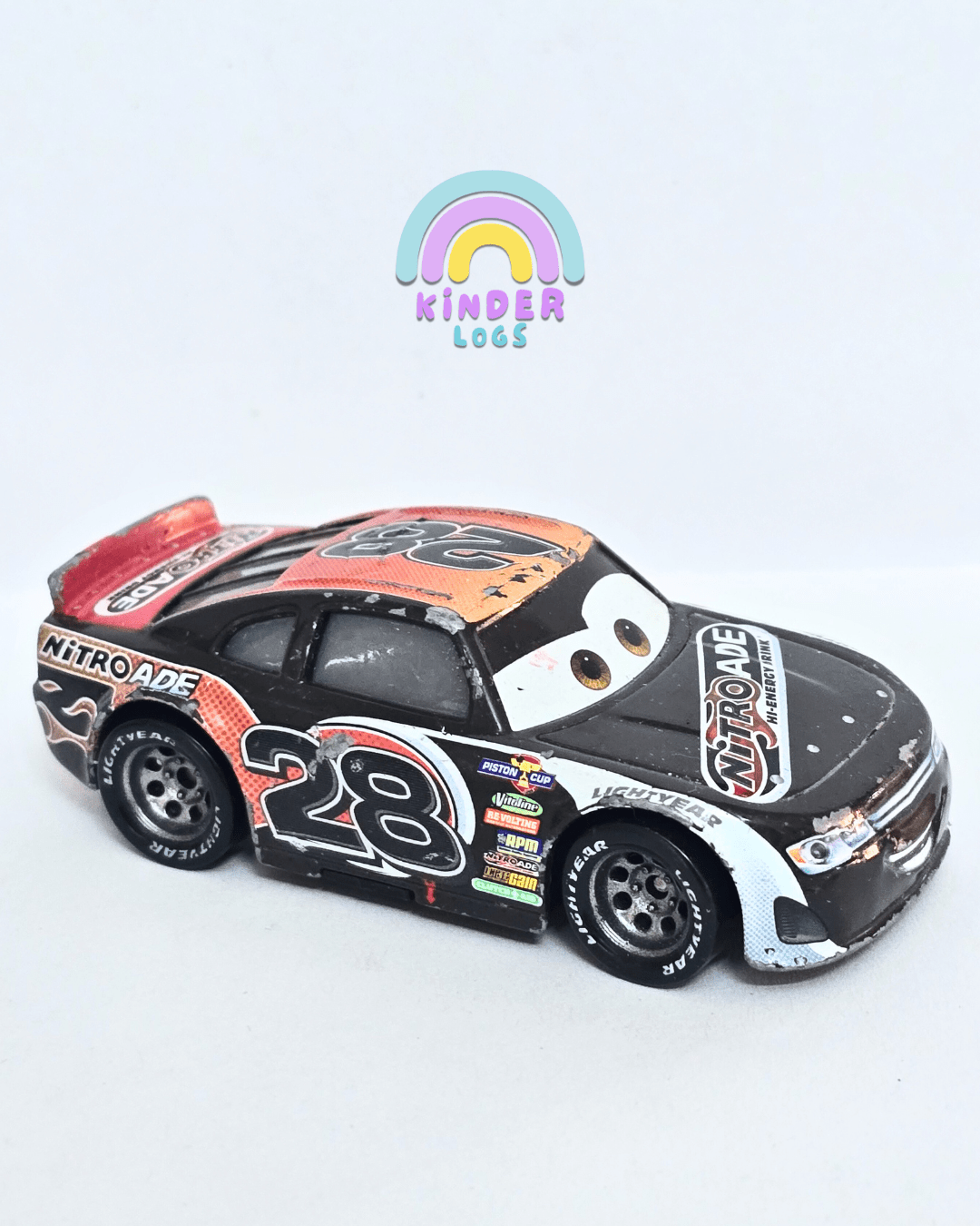 Mattel Disney Pixar 'Phil Tankson' Nitroade (Pre - Owned Car) - Kinder Logs