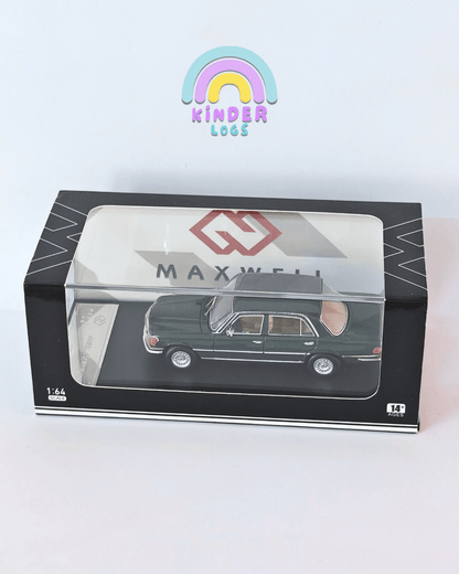 Maxwell 1976 Mercedes - Benz W116 450 - Green (Open Box) - Kinder Logs