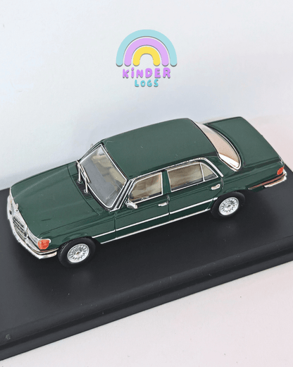 Maxwell 1976 Mercedes - Benz W116 450 - Green (Open Box) - Kinder Logs