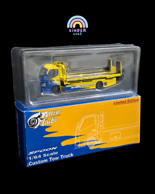 Micro Turbo SPOON Custom Tow Truck (Open Box) - Kinder Logs