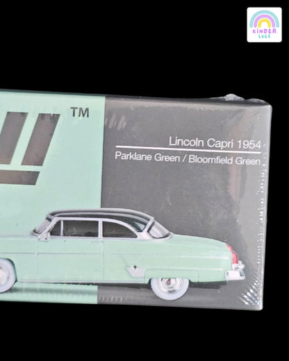 Mini GT 1954 Lincoln Capri (Parklane Green) - Kinder Logs