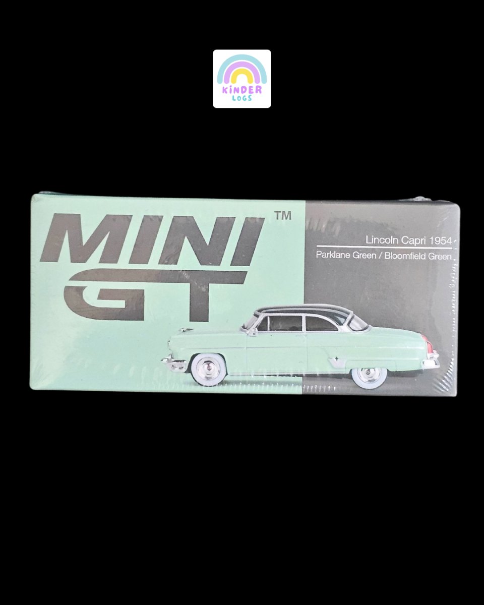 Mini GT 1954 Lincoln Capri (Parklane Green) - Kinder Logs