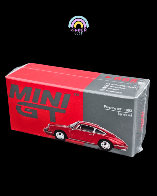 Mini GT 1963 Porsche 901 (Signal Red) - Kinder Logs