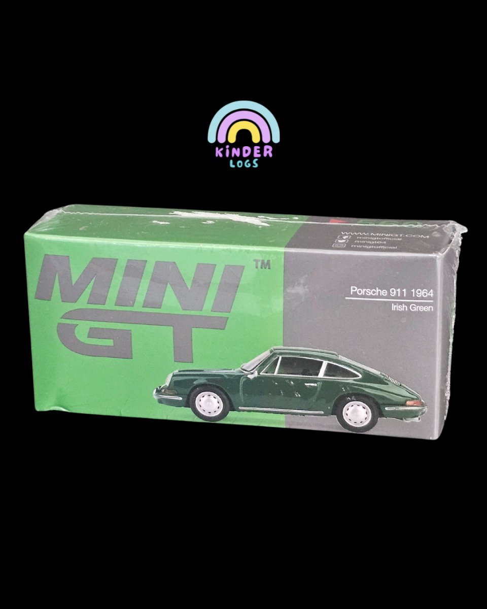 Mini GT 1964 Porsche 911 - Irish Green - Kinder Logs