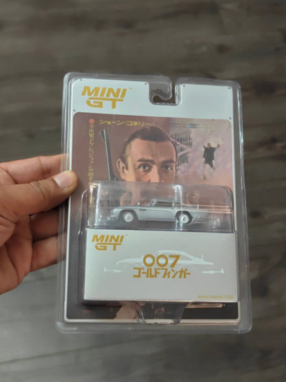 Mini GT Aston Martin DB5 - James Bond 007 (Japanese Version) - Kinder Logs