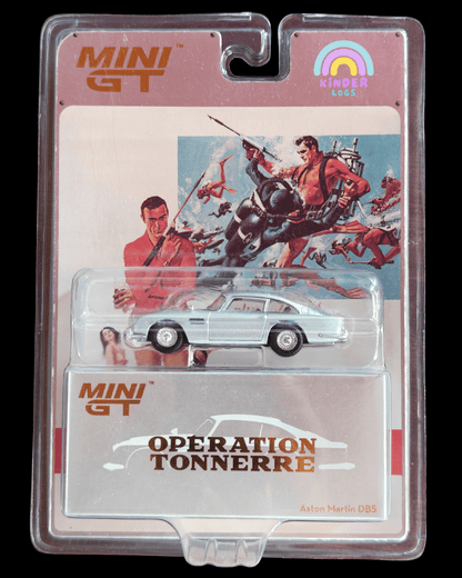 Mini GT Aston Martin DB5 - James Bond 007 (Operation Tonnerre) - Kinder Logs