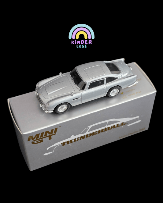 Mini GT Aston Martin DB5 “Thunderball” - Open Box - Kinder Logs