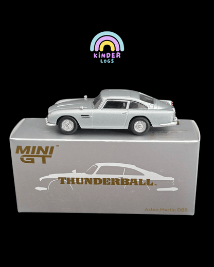 Mini GT Aston Martin DB5 “Thunderball” - Open Box - Kinder Logs