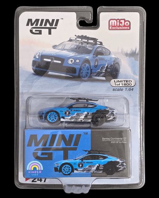 Mini GT Bentley Continental GT 2020 GT Ice Race - Mijo Exclusives - Kinder Logs