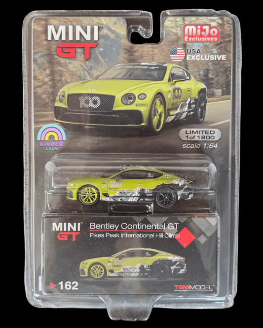 Mini GT Bentley Continental GT - Pikes Peak International Hill Climb (Blister Pack) - Kinder Logs
