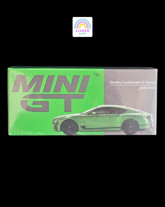 Mini GT Bentley Continental GT Speed (Apple Green) - Kinder Logs