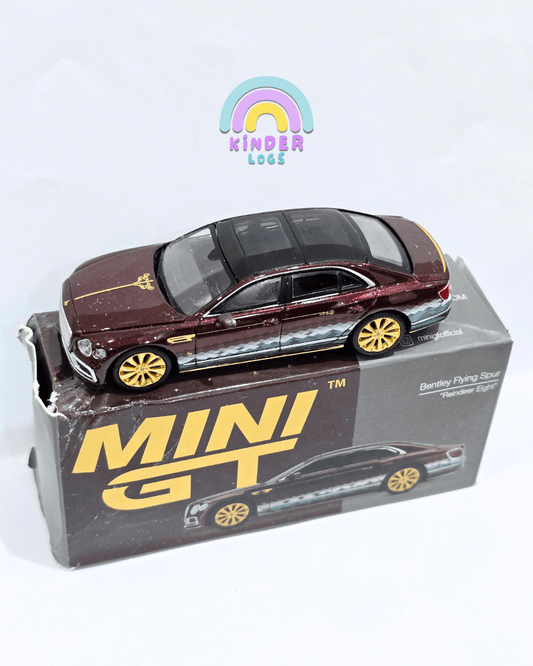 Mini GT Bentley Flying Spur "Reindeer Eight" (Used Car) - Kinder Logs