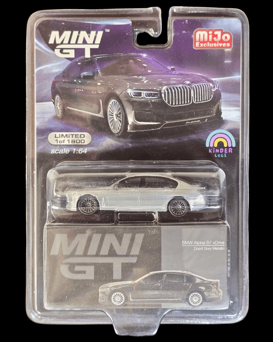 Mini GT BMW Alpina B7 XDrive 'CHASE' Car (Blister Pack) - Kinder Logs