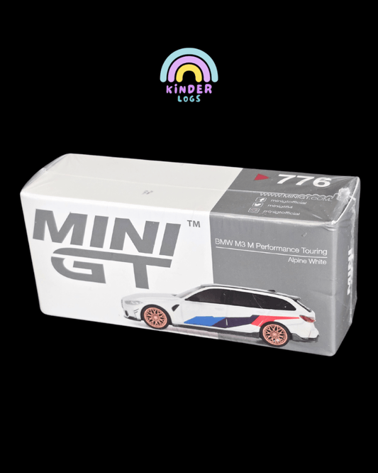 Mini GT BMW M3 M Performance Touring (Alpine White) - Kinder Logs