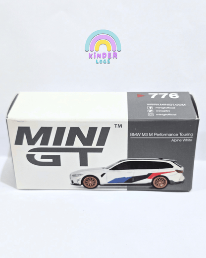 Mini GT BMW M3 M Performance Touring (Alpine White) - Open Box - Kinder Logs