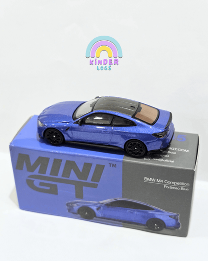Mini GT BMW M4 Competition - Portimao Blue (Open Box) - Kinder Logs