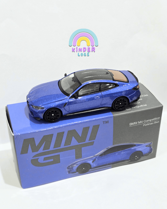 Mini GT BMW M4 Competition - Portimao Blue (Open Box) - Kinder Logs