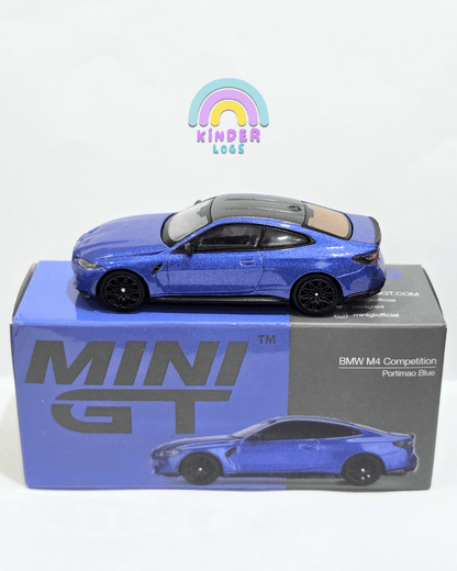 Mini GT BMW M4 Competition - Portimao Blue (Open Box) - Kinder Logs