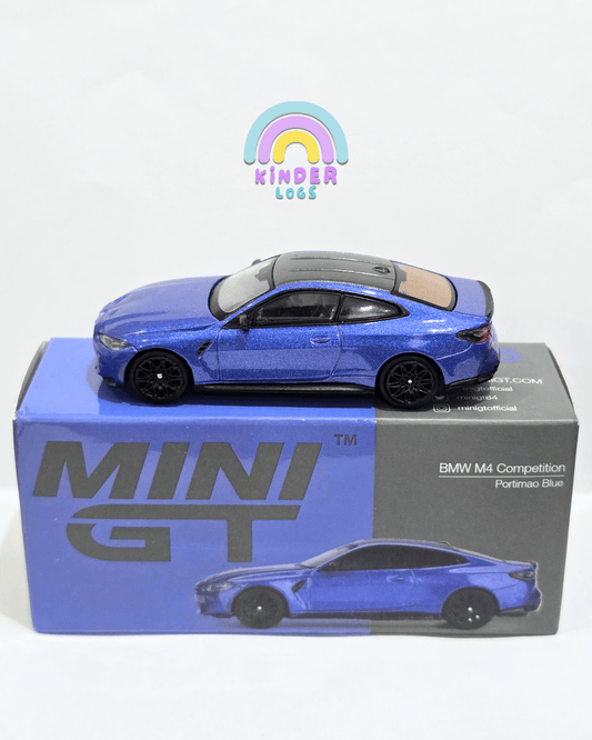 Mini GT BMW M4 Competition - Portimao Blue (Open Box) - Kinder Logs