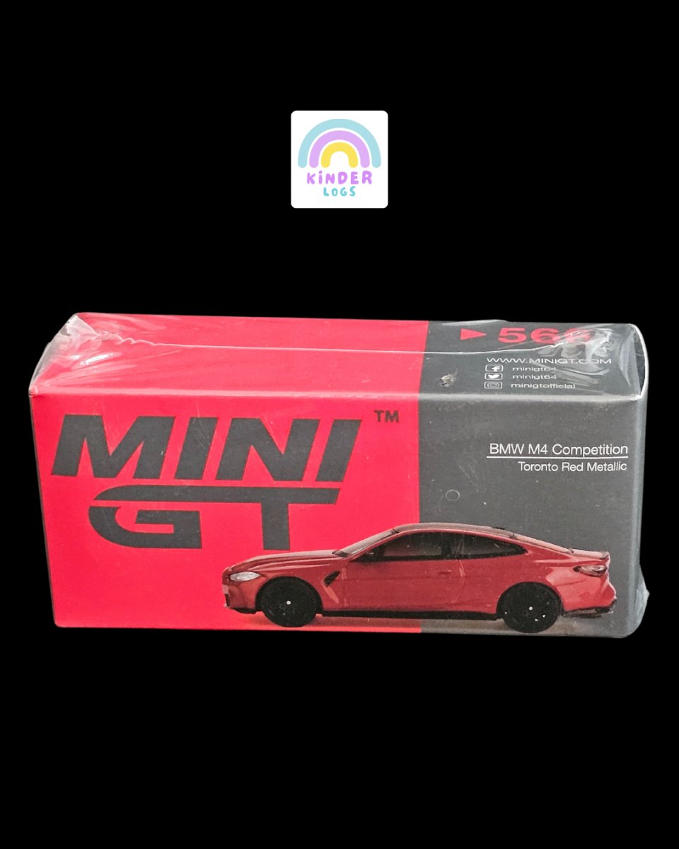 Mini GT BMW M4 Competition Toronto Red - Kinder Logs