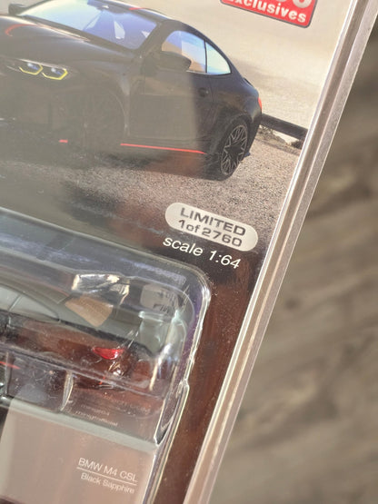 Mini GT BMW M4 CSL - Black Sapphire - Mijo Exclusives - Kinder Logs