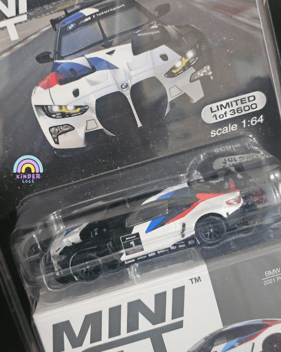 Mini GT BMW M4 GT3 (2021 Presentation) - Mijo Exclusives Limited Edition - Kinder Logs