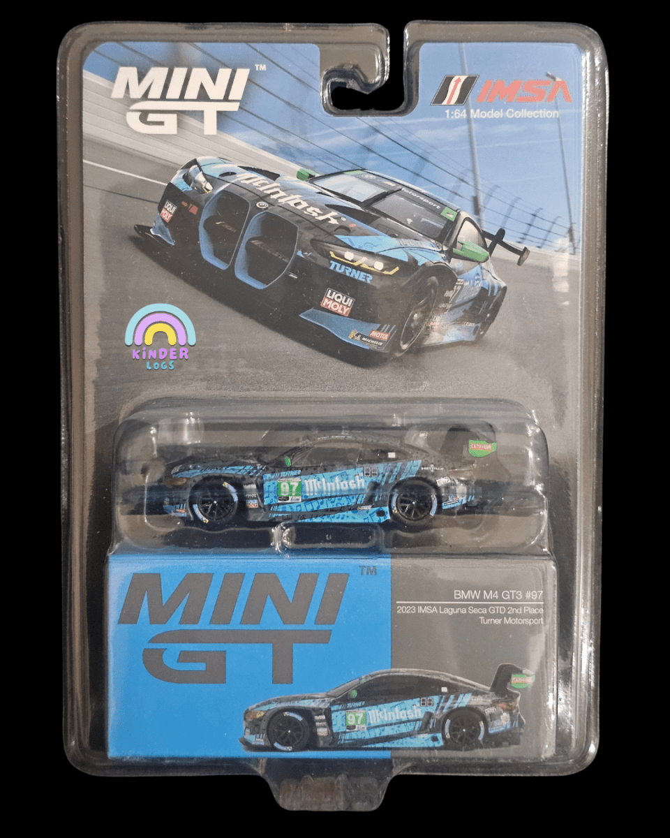 Mini GT BMW M4 GT3 #97 Turner Motorsport (Blister Pack) - Kinder Logs