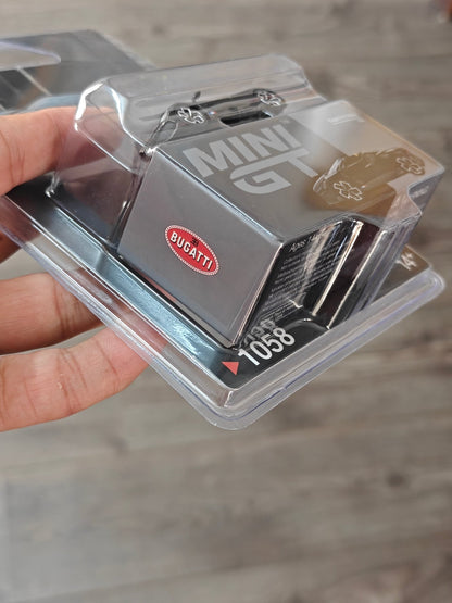 Mini GT Bugatti W16 Mistral (Black) - Kinder Logs