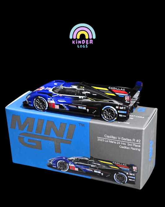 Mini GT Cadillac V - Series .R #2 2023 Le Mans 24 Hrs 3rd Place (Open Box) - Kinder Logs