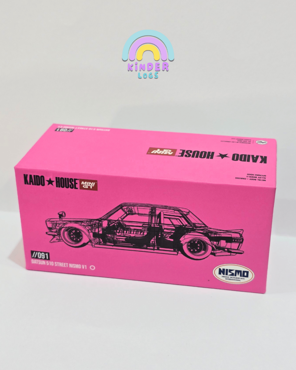 Mini GT Datsun Street 510 NISMO V1 - Kaido House 091 - Open Box - Kinder Logs