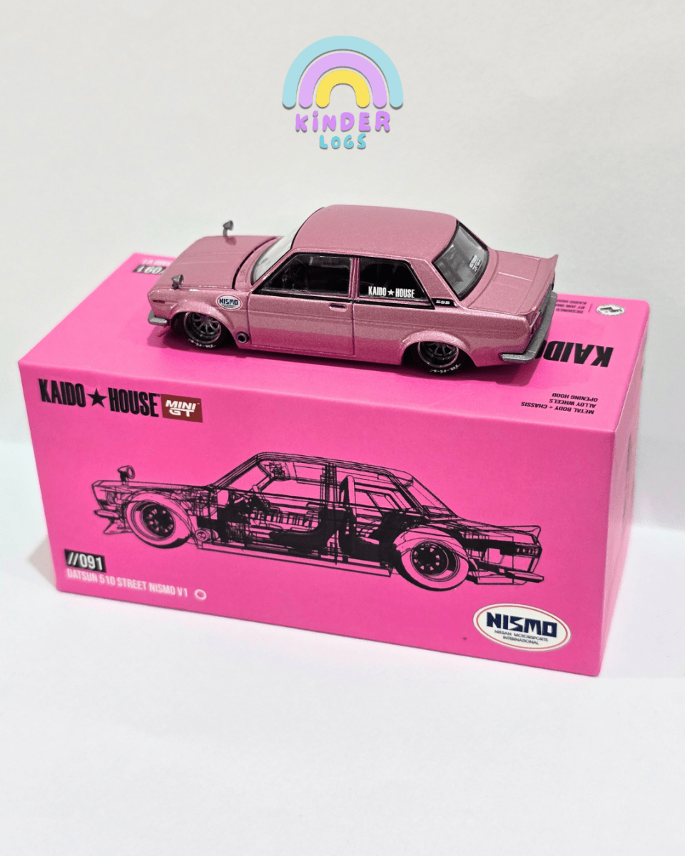 Mini GT Datsun Street 510 NISMO V1 - Kaido House 091 - Open Box - Kinder Logs