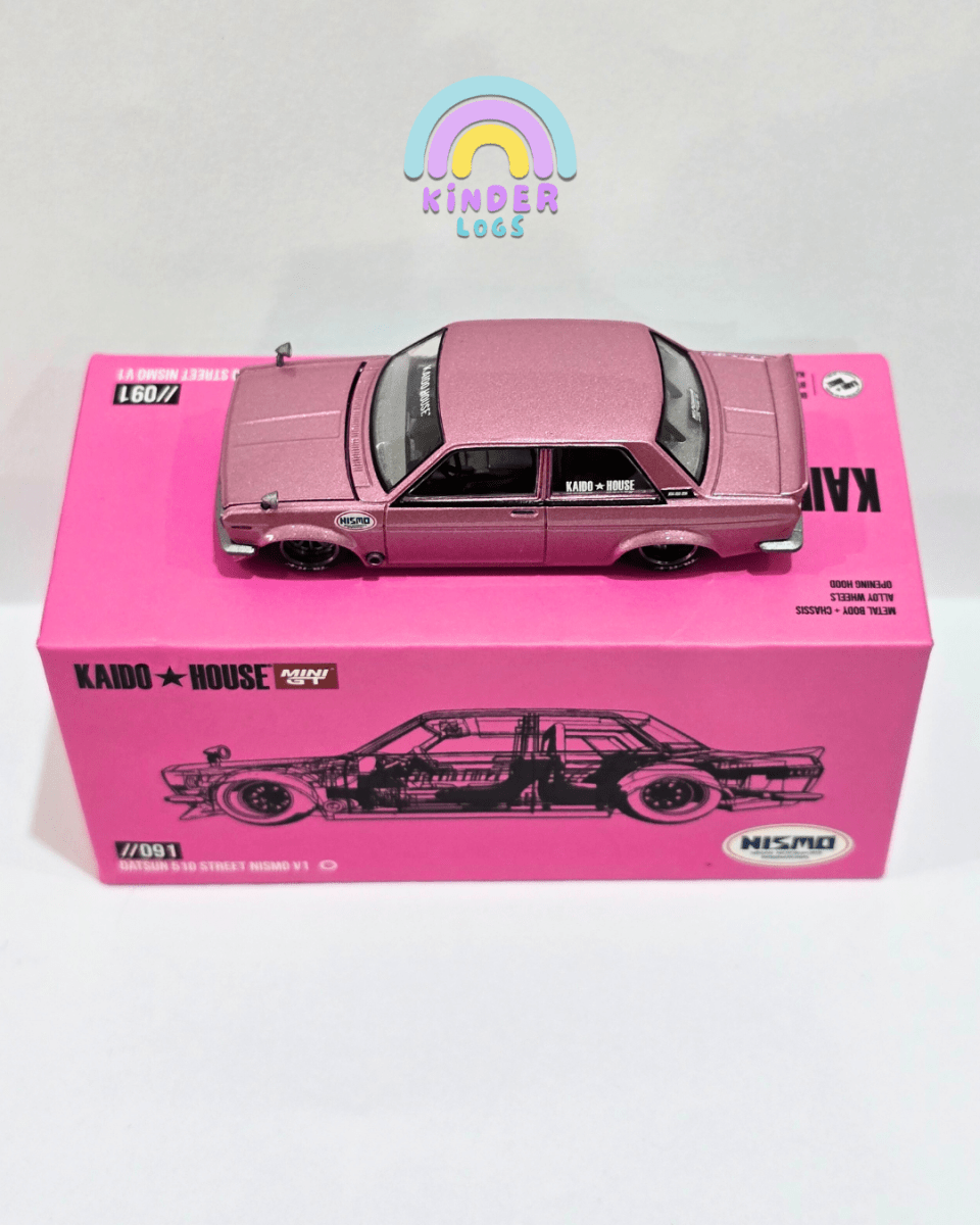 Mini GT Datsun Street 510 NISMO V1 - Kaido House 091 - Open Box - Kinder Logs