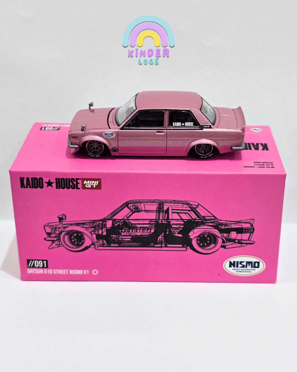 Mini GT Datsun Street 510 NISMO V1 - Kaido House 091 - Open Box - Kinder Logs