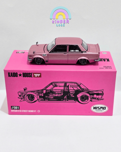 Mini GT Datsun Street 510 NISMO V1 - Kaido House 091 - Open Box - Kinder Logs