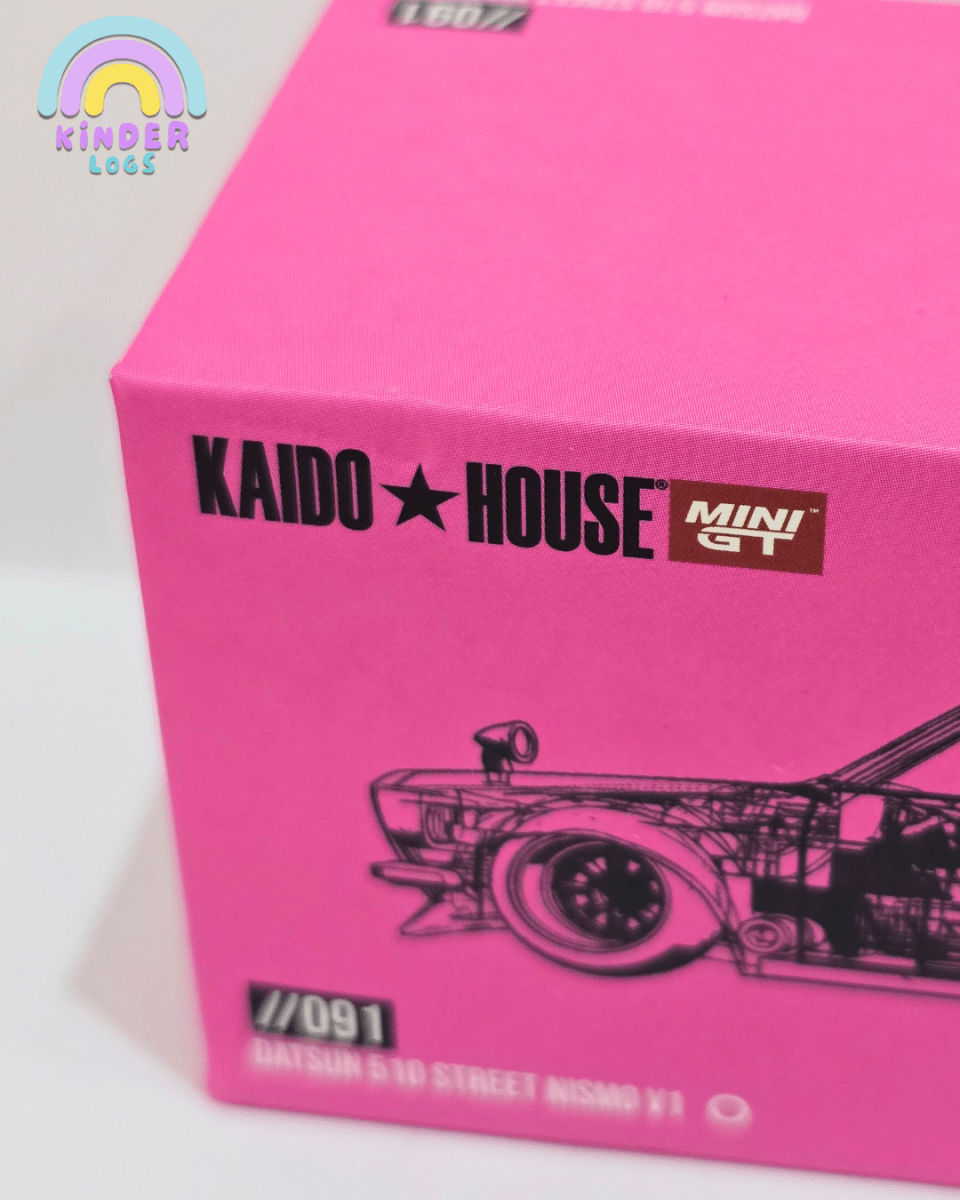 Mini GT Datsun Street 510 NISMO V1 - Kaido House 091 - Open Box - Kinder Logs