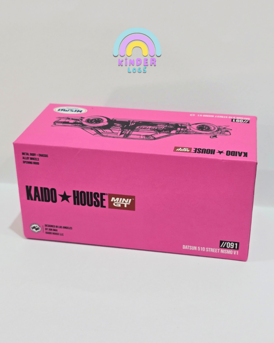 Mini GT Datsun Street 510 NISMO V1 - Kaido House 091 - Open Box - Kinder Logs