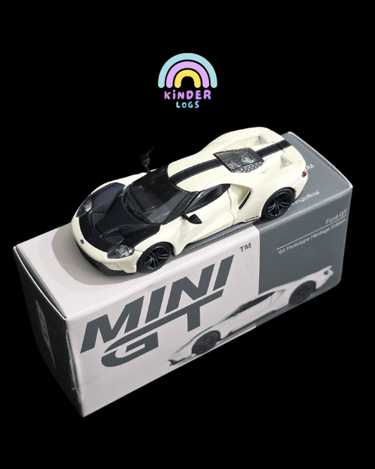 Mini GT Ford GT 1964 Prototype Heritage Edition (Open Box) - Kinder Logs