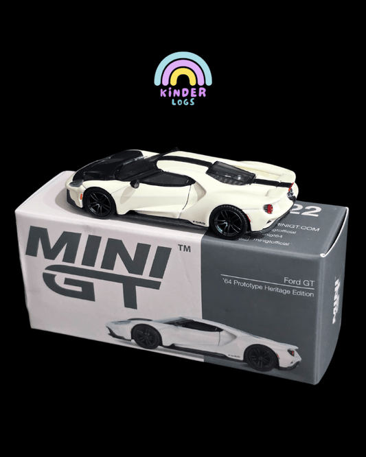 Mini GT Ford GT 1964 Prototype Heritage Edition (Open Box) - Kinder Logs