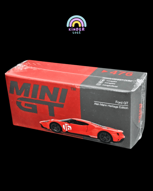 Mini GT Ford GT Alan Mann Heritage Edition - Kinder Logs