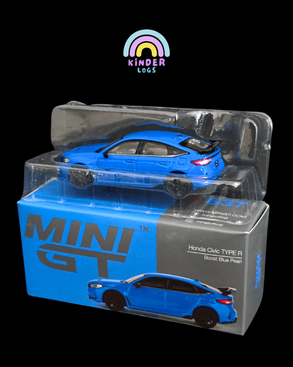 Mini GT Honda Civic Type R - Boost Blue Pearl (Open Box) - Kinder Logs