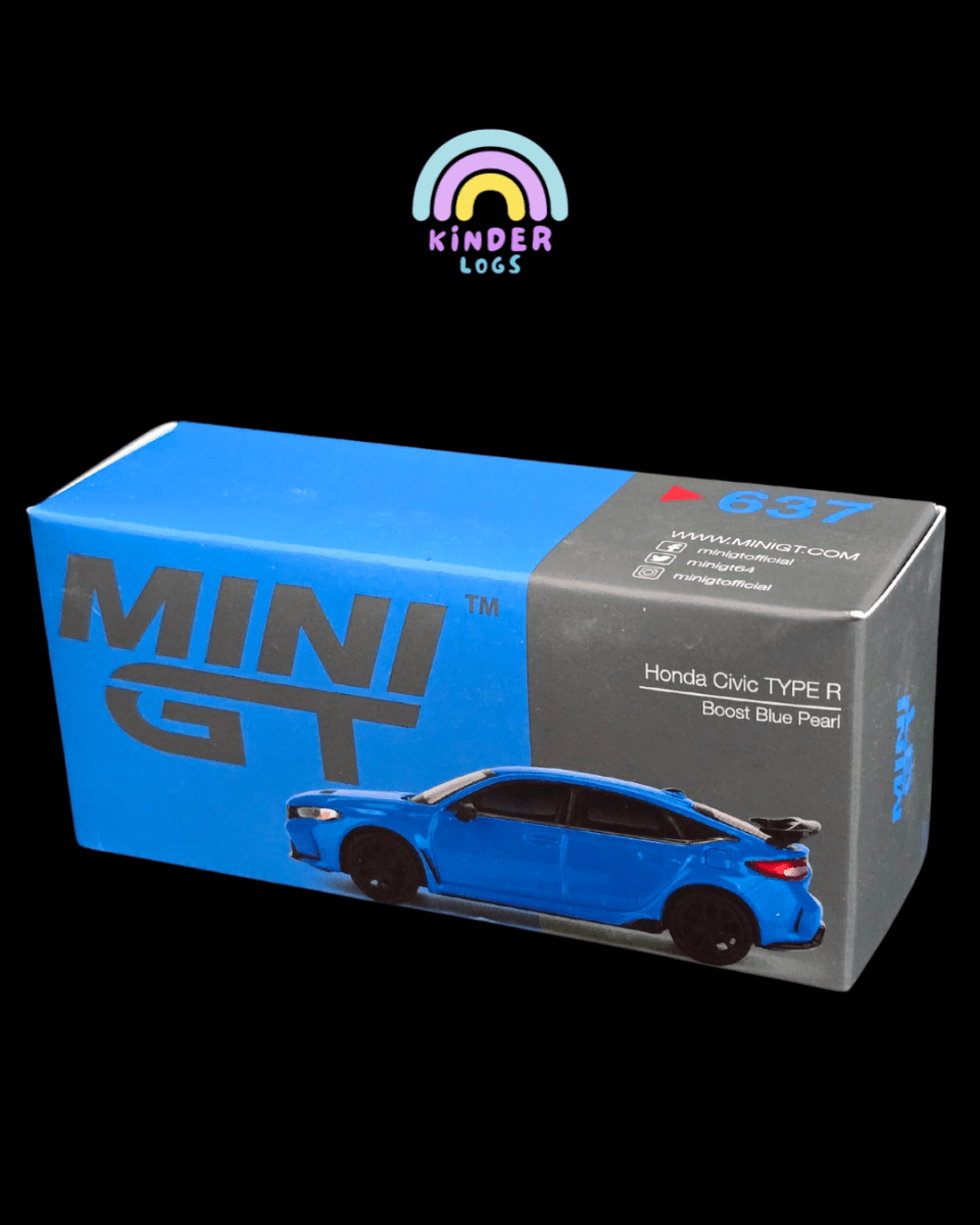 Mini GT Honda Civic Type R - Boost Blue Pearl (Open Box) - Kinder Logs