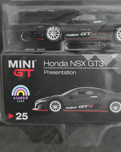 Mini GT Honda NSX GT3 Presentation - USA Exclusive - Mijo Exclusives - Kinder Logs