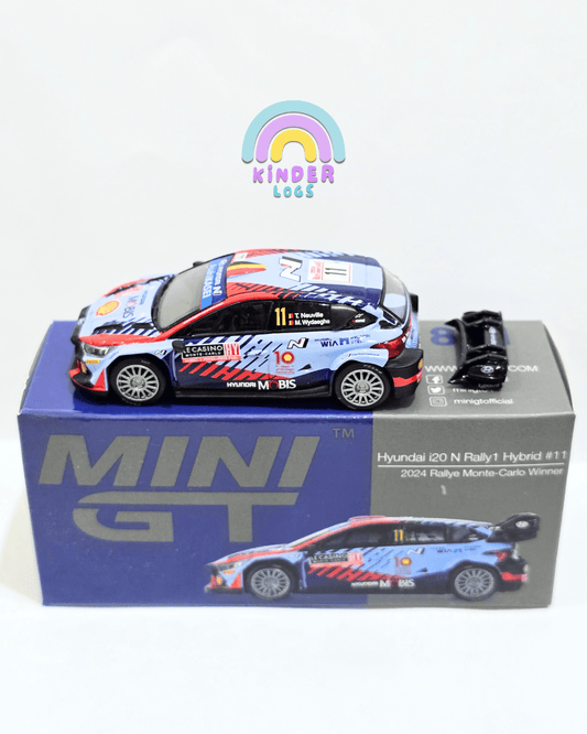 Mini GT Hyundai i20 N Rally1 Hybrid 11 (Broken Spoiler) - Kinder Logs